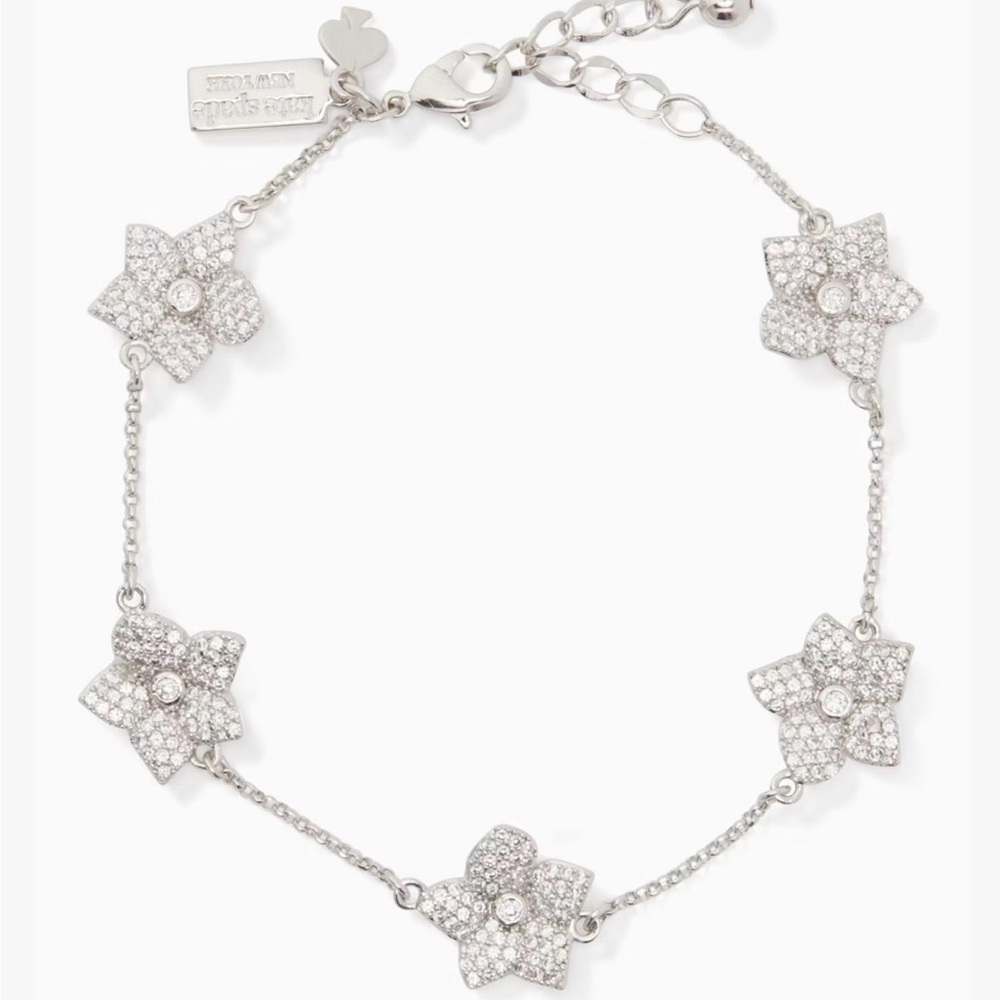 LIKE NEW Kate Spade Blooming Pave Bracelet